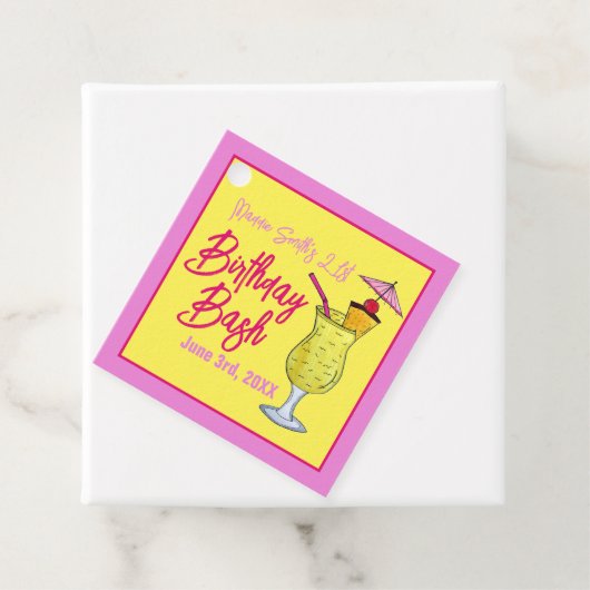 ピニャコラダプエルトリカパイナップルカクテルパーティー フェイバータグ (インサイチュ)