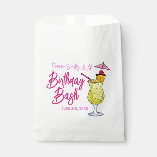 ピニャコラダプエルトリカパイナップルカクテルパーティー フェイバーバッグ (正面)