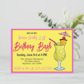 ピニャコラダプエルトリカパイナップルカクテルパーティー 招待状 (スタンド正面)