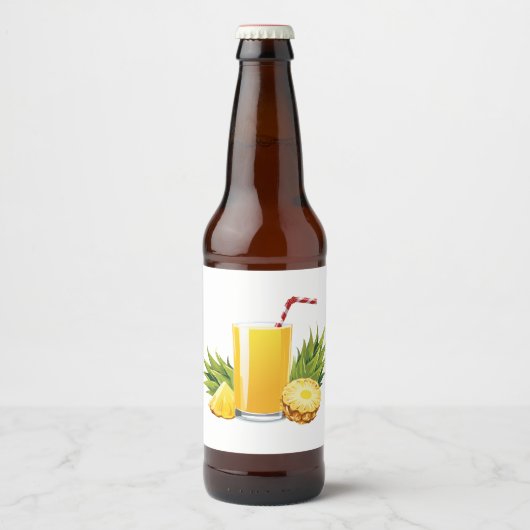 ピニャコラーダカクテル ビールラベル (正面)