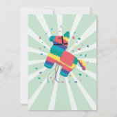 ピニャタバースデーパーティフィエスタガールボーイメキシコ 招待状 (裏面)