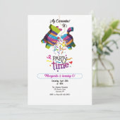 ピニャータパーティー 招待状 (スタンド正面)