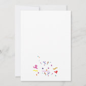 ピニャータパーティー 招待状 (裏面)