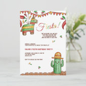 ピニャータ付きフィエスタ招待状 招待状 (スタンド正面)