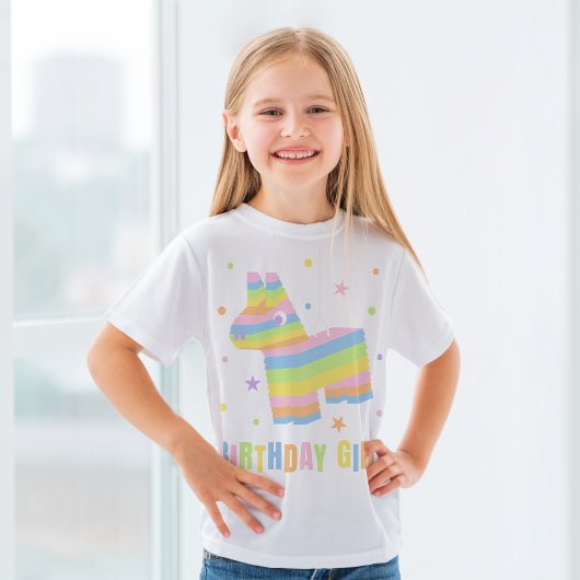 ピニャータ バースデーガール 誕生日の主役 Tシャツ