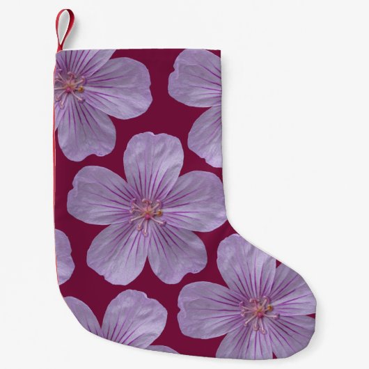 ピニーウッズゼラニウム#1 スモールクリスマスストッキング (正面)