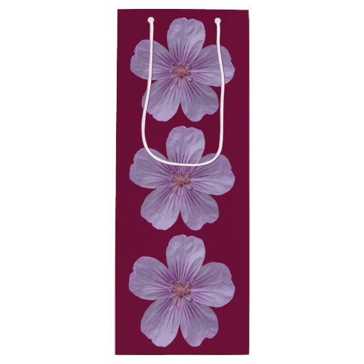 ピニーウッズゼラニウム#1 ワインギフトバッグ (正面)