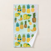 ピネアプル バスタオルセット (ハンドタオル)