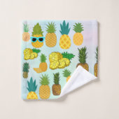 ピネアプル バスタオルセット (ウォッシュタオル)