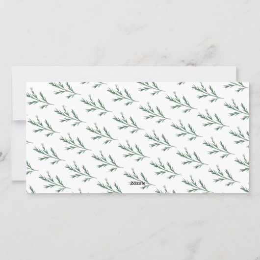 ピネエディルハッピーモダンホリデー3フォトコラージュ シーズンカード (裏面)