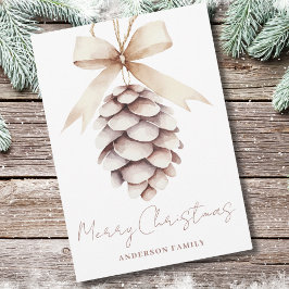 ピネコエレガントン水の色クリスマス シーズンカード