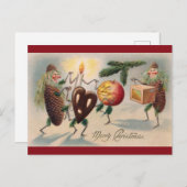 ピネコビクトリアンンマンクリスマス シーズンポストカード (正面/裏面)