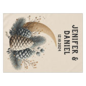 ピネコンと三日月の冬の愛 テーブルクロス (正面(横))