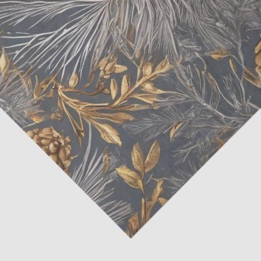 ピネコンと枝 薄葉紙 (詳細)