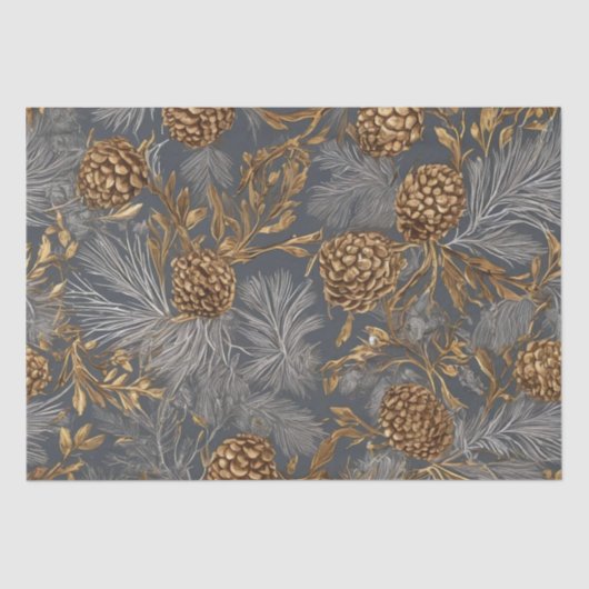 ピネコンと枝 薄葉紙 (正面)