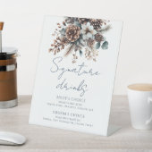 ピネコンエレガント素朴フローラシグネチャードリンク 台座サイン (インサイチュ)