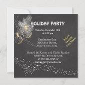 ピネコンオーナメントシャルボードクリスマス 招待状 (裏面)