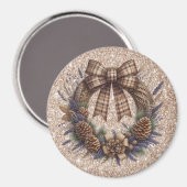 ピネコンリース磁石 マグネット (正面/裏面)