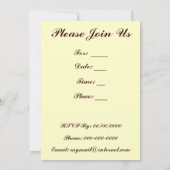 ピネコンヴィンテージアーカスタムト招待状 招待状 (裏面)