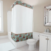 ピネコン付シャワーカーテンプリント シャワーカーテン (インサイチュ)