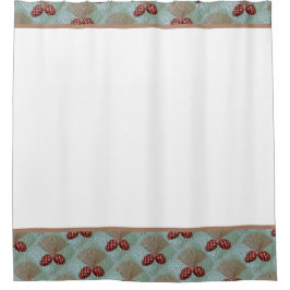 ピネコン付シャワーカーテンプリント シャワーカーテン