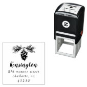 ピネコン |差出人住所の手書きスタンプ セルフインキングスタンプ (インサイチュ)