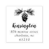 ピネコン |差出人住所の手書きスタンプ セルフインキングスタンプ (デザイン)