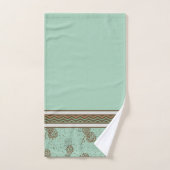 ピネコーンとシ動揺してブロンストライプキャビン バスタオルセット (ハンドタオル)