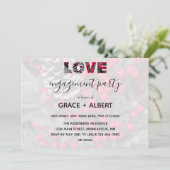 ピネコーンエバーグリーンレッドベリー婚約 招待状 (スタンド正面)