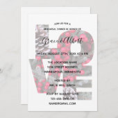 ピネコーンエバーグリーンレッドベリー – ラブリハーサル 招待状 (正面/裏面)