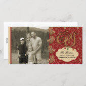 ピネコーンジョイクリスマスホリデーフォトカード シーズンカード (正面/裏面)