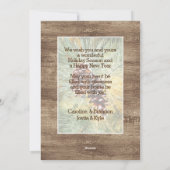 ピネコーンパインツリーブリーグリーンウォーター色 シーズンカード (裏面)