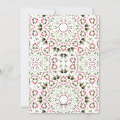 ピネコーンホリークリスマスフォトカード1枚の写真 シーズンカード (裏面)