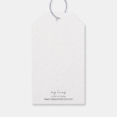 ピネコーンマウンテンズギフトラベル ギフトタグ (裏面)