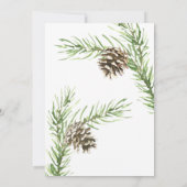 ピネコーンラブ保ウィズウォーミングブライダルシャワー 招待状 (裏面)