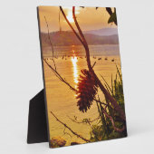 ピネコーンレイクサンセット フォトプラーク (側面)