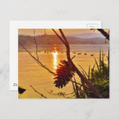 ピネコーンレイクサンセット ポストカード (正面/裏面)