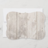 ピネコーン，木の質感クリスマスコーポレート 招待状 (裏面)