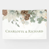 ピネコ素朴ンと名前の森の緑 横断幕 (横)