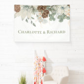 ピネコ素朴ンと名前の森の緑 横断幕 (インサイチュ)