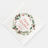 ピネコ素朴ンと緑の葉クリスマスリース (コーナー)