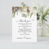 ピネコ素朴ンの木の国の植物学結婚 サンキューカード (スタンド正面)