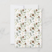 ピネコ素朴ンの木の国の植物学結婚 サンキューカード (裏面)