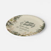 ピネコ素朴ンキャンドルクリスマス ペーパープレート (アングル)