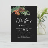 ピネコ素朴ンクリスマスパーティの招待状 招待状 (スタンド正面)