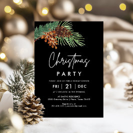 ピネコ素朴ンクリスマスパーティの招待状 招待状