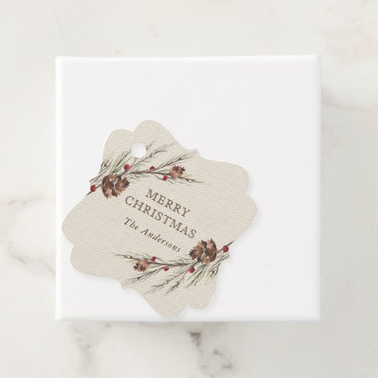 ピネコ素朴ンクリスマスホリデー フェイバータグ (インサイチュ)