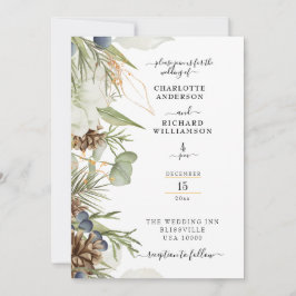 ピネコ素朴ング縁どリーオン 招待状