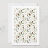 ピネコ素朴ング縁どリーオン 招待状 (裏面)