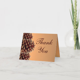 ピネコ素朴ン秋カスタムサンキューカード サンキューカード